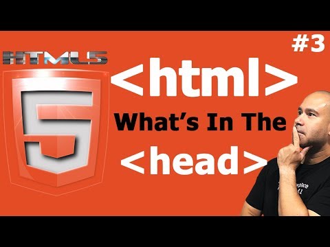 HTML Head Tag - Whats in the Head - Tutorial for Beginners