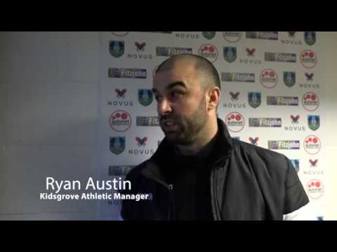 Kidsgrove Athletic manager Ryan Austin on 3G pitches