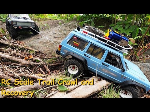 We found some new Trails and it led to lots of recoveries // RC Scale Trail Crawl