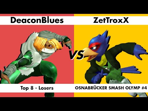 Osnabrücker Smash Olymp #4 - DeaconBlues (Sheik) vs. ZetTroxX (Falco) Melee Top 8 Losers