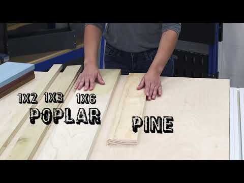 How To Choose Project Materials - Poplar