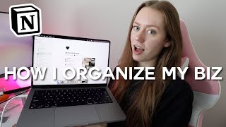 how i use notion to as a freelancer & content creator!