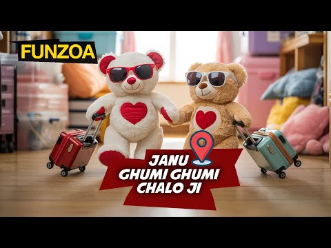 Janu Ghumi Ghumi Chalo Ji - Funzoa Cute Song on Vacation - Mimi Teddy Bojo Teddy - Couple Song