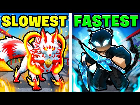 The FASTEST FRUIT In Blox Fruits..