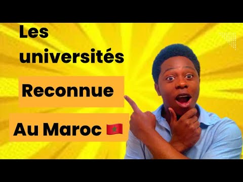 Les 34 Universités privées reconnue par L’Etat Marocain | Urgent à savoir avant de venir