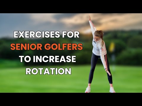 2 Exercises For Senior Golfers To Increase Rotation in The Golf Swing! #golfexercises #golfswing