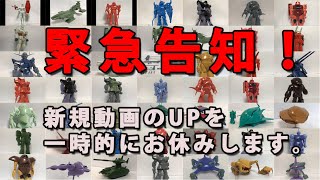 緊急告知、新規動画のUPを、一時的にお休みします【ゆい・かじ】