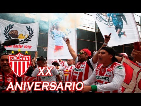 "XX Aniversario Comando Rojiblanco | Necaxa vs America 2019" Barra: Comando Rojiblanco • Club: Club Necaxa