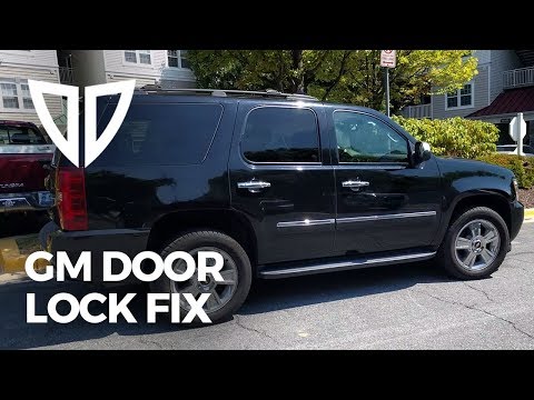 GM Truck Door Lock Fix - Chevrolet Tahoe Suburban Silverado Avalanche GMC Sierra Cadillac Escalade