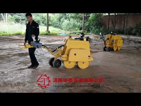 Municipal Hand Road Roller Compactor Vibrating 0.8 Ton
