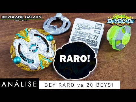 Finalmente testei esse Beyblade RARO contra 20 BEYBLADES! [Beyblade Burst]