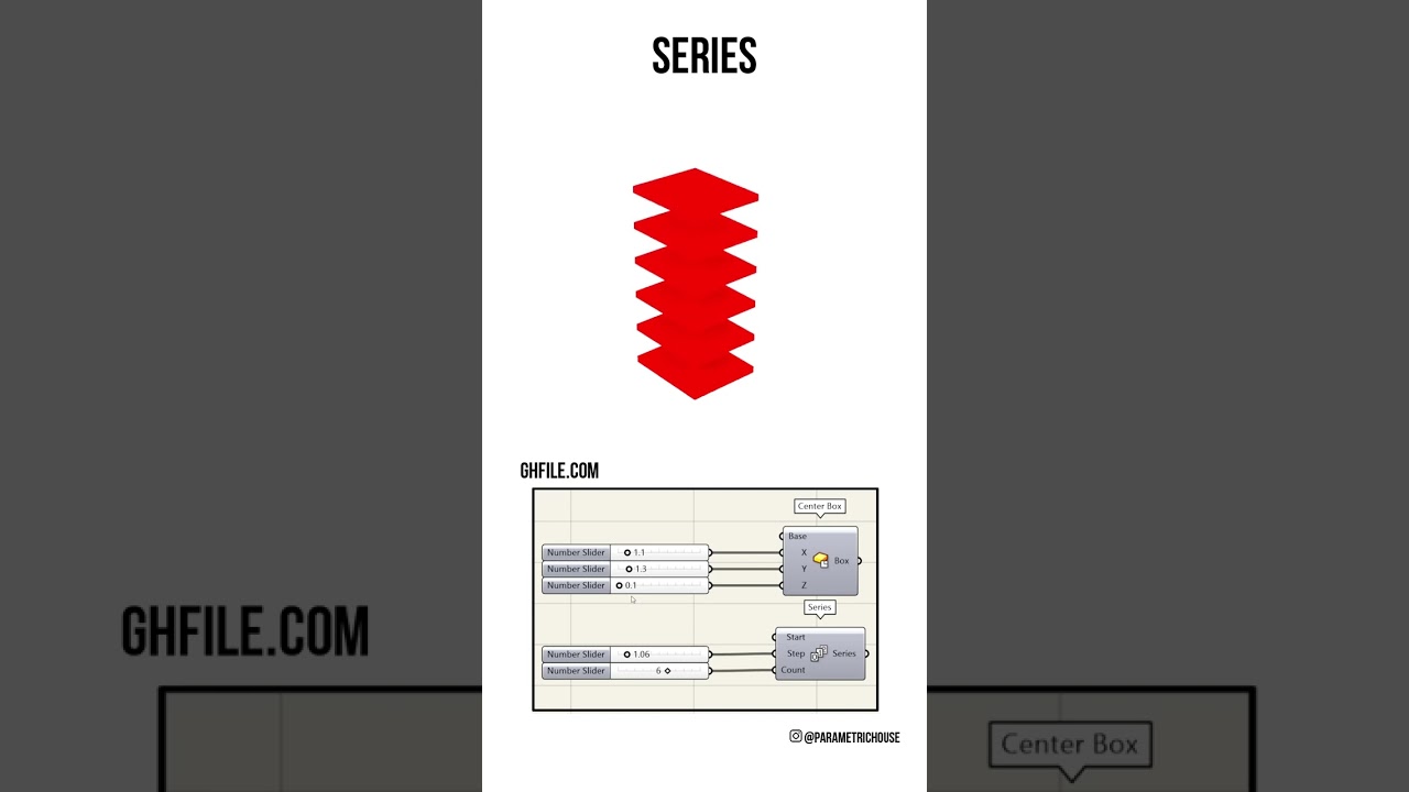 Grasshopper Tutorial (Series) #shorts