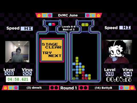 DrMC Speed Monthly June 2021 - dmwit vs. BettyB - Round 1