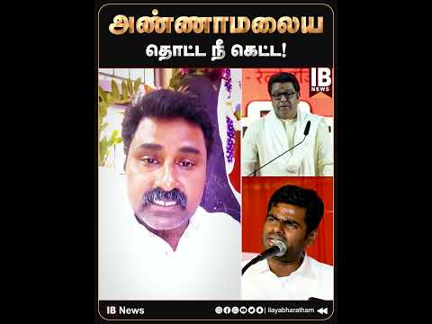 அண்ணாமலையத் தொட்ட நீ கெட்ட! | Annamalai | BJP | Raj Thackeray | Shiv Sena | Raghulgandhi | Congress