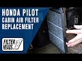 Cabin air filter replacement- Honda Pilot 