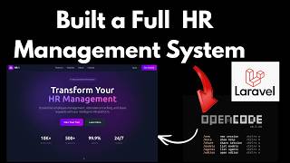 Build a Full HR Management System in Laravel Using AI — Step-by-Step FREE!