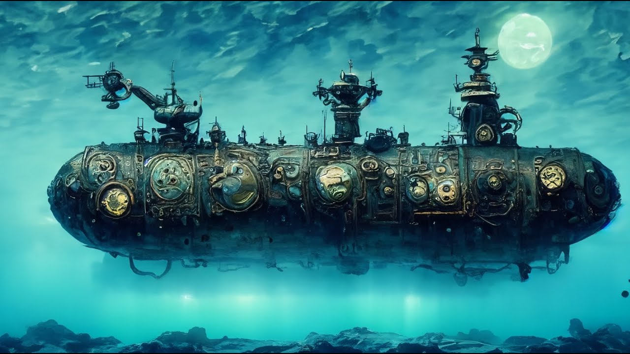 Submerged Splendors Unveiled - 2: Exploring the Art of Steampunk Submarines