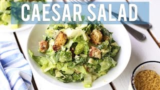 Vegan Caesar Salad | EASY + HEALTHY LUNCH