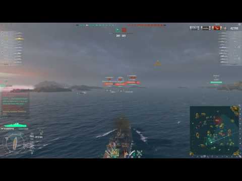 WoWS Showing Broadside to a Warspite?