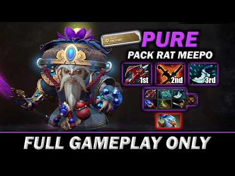 Pure PackRat Meepo 2nd item SangeAndYasha! Against Kez Support - Meepo Gameplay#923