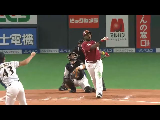 【8回表】イーグルス・ウィーラーが2試合連発!! 9月5本目の豪快弾!! 2015/9/15 F-E