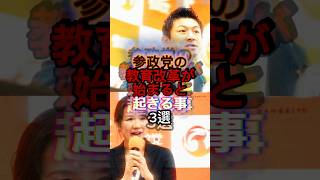 参政党の教育改革が始まると起きる事3選VOICEVOX:青山龍星 #政治 #参政党 #神谷宗幣 #教育