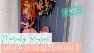 6 AM MORNING ROUTINE OF A WORKING MOM of 3 | WORKING MOM ROUTINE