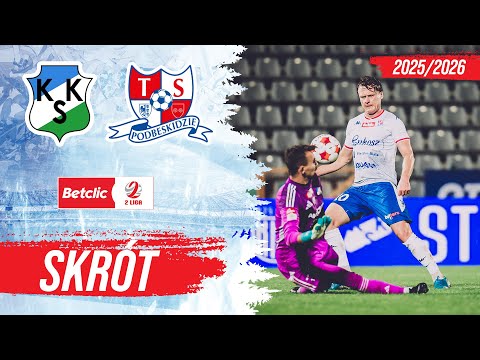 SKRÓT KKS Kalisz - Podbeskidzie Bielsko-Biała 0:1 BETCLIC 2 LIGA 14.09.2025