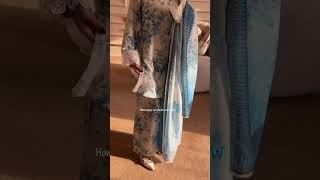 Embroidered Lawn Farshi Shalwar Suit - Video 1
