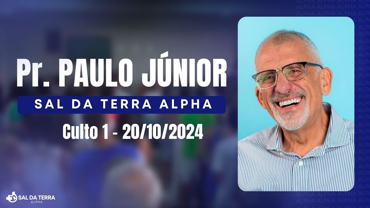 20/10/2024 - Culto 1 - Pr. Paulo Jr. & Cláudio Carvalho - O Que Eu Preciso