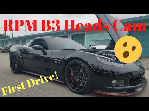 RPM Heads/Cam C6Z06 (First Drive!)