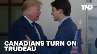 Canadians turn against Prime Minister Trudeau amid Trump's tariff threats