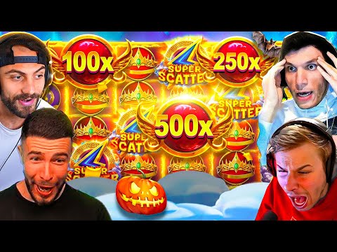 TOP 30 BIGGEST SLOTS WINS of the MONTH!! #3 - October Halloween Edition!