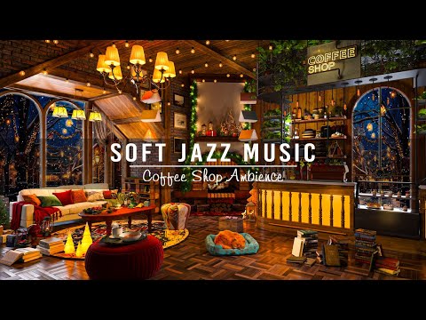 Relaxing Jazz Music at Cozy Coffee Shop Ambience☕Soothing Jazz Instrumental Music | Background Music