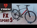 2024 Trek FX Sport 5 | Carbon Commuter/Gravel Bike | BikeSpec