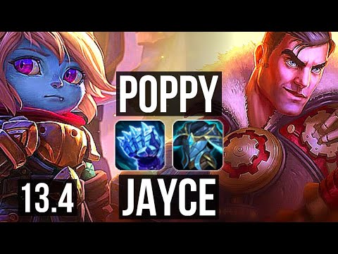 POPPY vs JAYCE (TOP) | Rank 1 Poppy, 6/1/7 | TR Challenger | 13.4