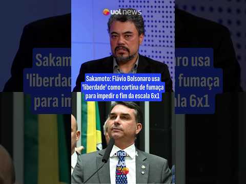 Sakamoto: Flávio Bolsonaro usa ‘liberdade’ como cortina de fumaça para impedir o fim da escala 6×1