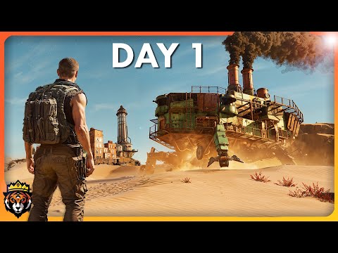 DAY 1 of this New Incredible Steampunk PVP Survival Game...