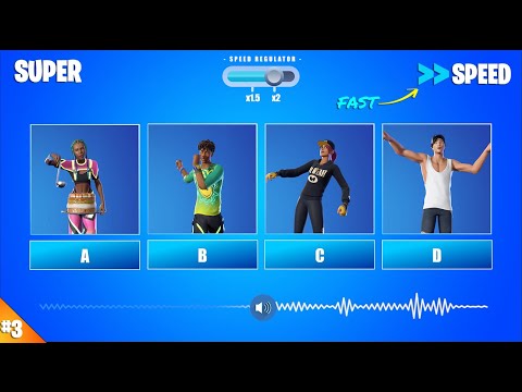 GUESS THE FORTNITE SKIN DANCING IN FAST SPEED - Fortnite Challange - PART 3 | Super