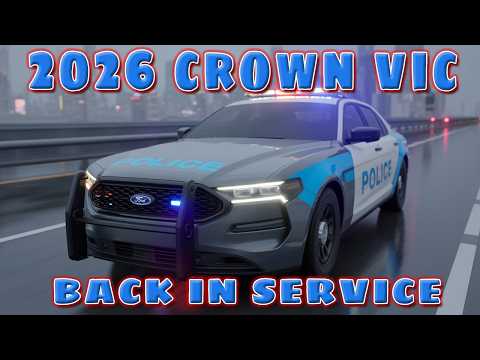 Dispatch: The 2026 Ford Crown Vic Is Back on Patrol!
