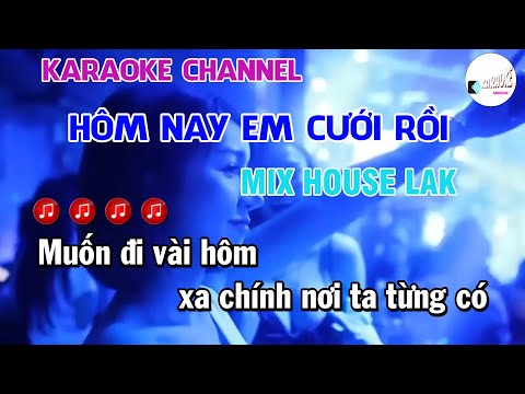 HÔM NAY EM CƯỚI RỒI | KARAOKE REMIX | Beat Chuẩn Dễ Hát