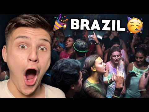 Nightlife in Brazil IS SO CRAZY !!! |🇬🇧 Gringo Britânico Reagindo