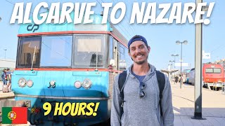 HOW TO GET AROUND PORTUGAL (buses & trains) | ALGARVE TO NAZARE via FARO, ALBUFEIRA & LISBON!