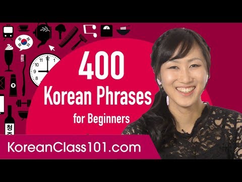 400 Everyday Life Korean Phrases for Beginners