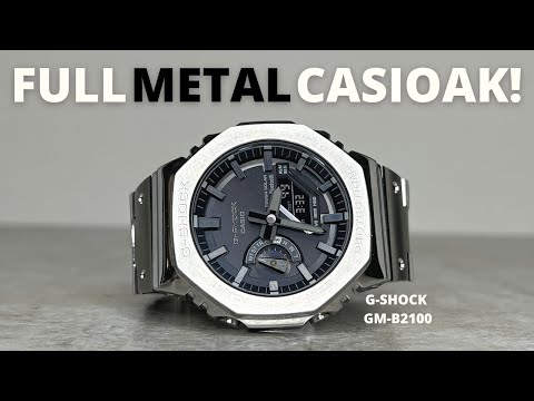 FULL METAL CASIOAK! | IT'S FINALLY HERE! | G-SHOCK GM-B2100 REVIEW!