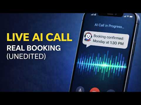 Live AI Call Agent Demo: Hear a Real Appointment Booking Call (Unedited)