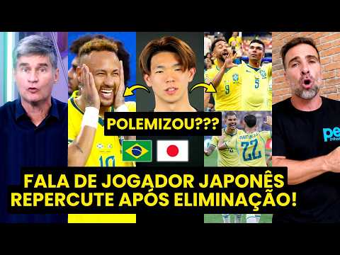 RIDÍCULO??? “Cara, ISSO que o JOGADOR JAPONÊS FALOU do BRASIL e do NEYMAR…” OLHA o que REPERCUTIU!