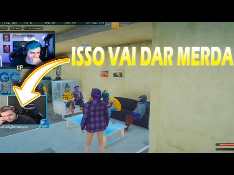 RC REAGINDO AO GABEPEIXE RESOLVENDO A TRETA COM OS ROXOS