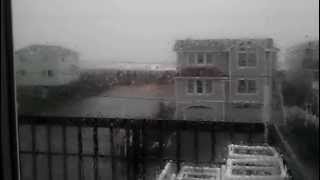 preview picture of video 'Fenwick Island Sandy 10-29-12 4:20 PM'