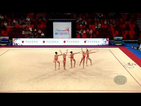 Republic of Moldova (MDA) - 2019 Rhythmic Junior Worlds, Moscow (RUS) - Qualifications 5 Hoops